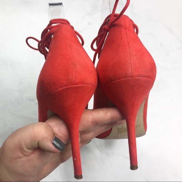 [Aldo] Lace Up Pointed Toe Heels - Picture 5 of 5